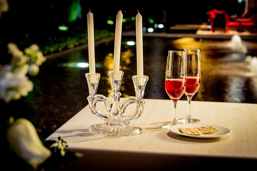 Romantisches Abendessen im Bio-Hotel Grafenast